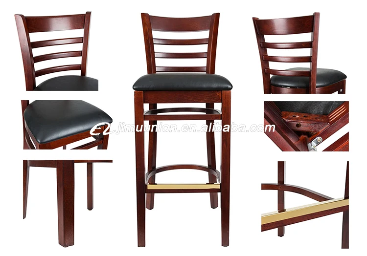 Restaurant Bar Furniture Cheap Price Elbow Wooden Bar Stools High Back For Bar Buy Bar Stool Chair High Bar Stools High Chair Product On Alibaba Com