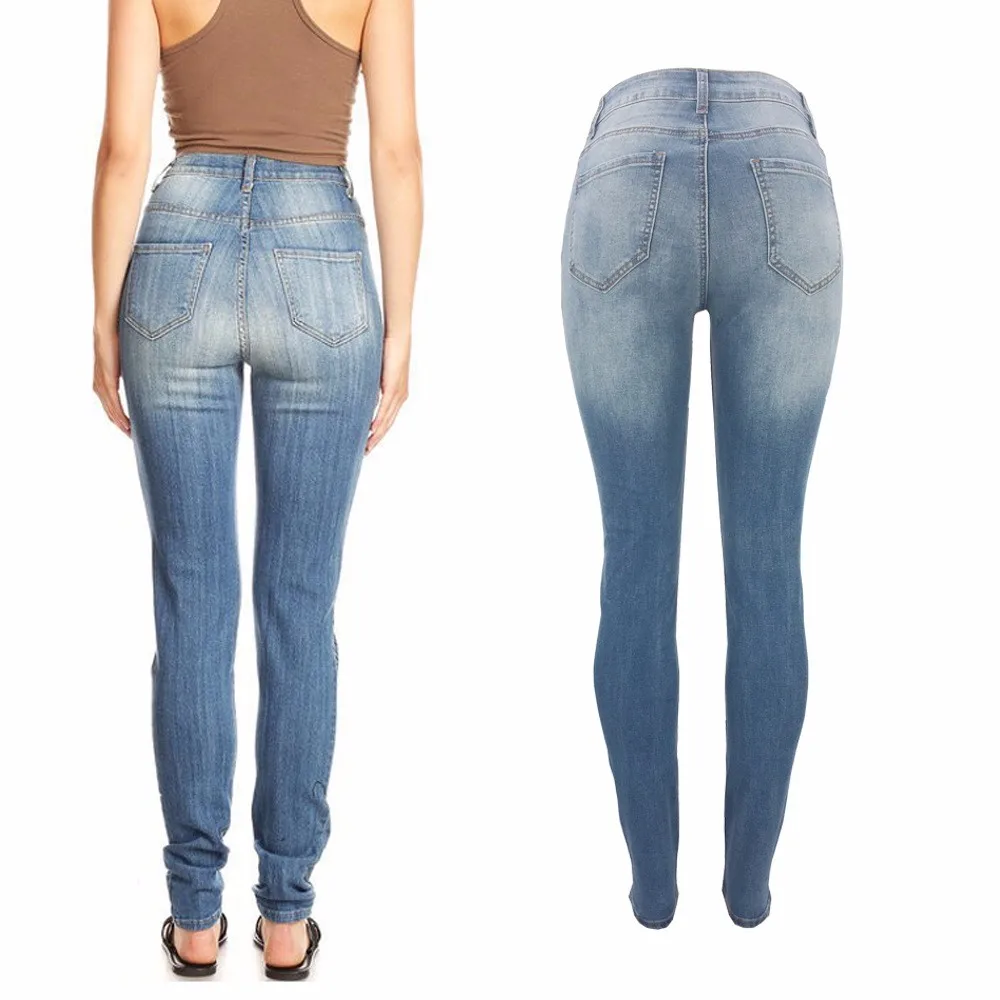 D&s Factory Dropshipping Bulk Wholesale Jeans Dropshipping Ripped Women