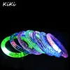 >>>Blinking Crystal Party Disco Christmas Gift LED Bangle Light Up Flashing Glowing Bracelet