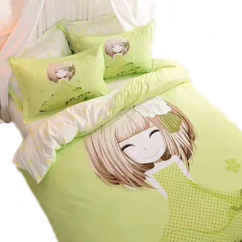 twin bed sheets girl