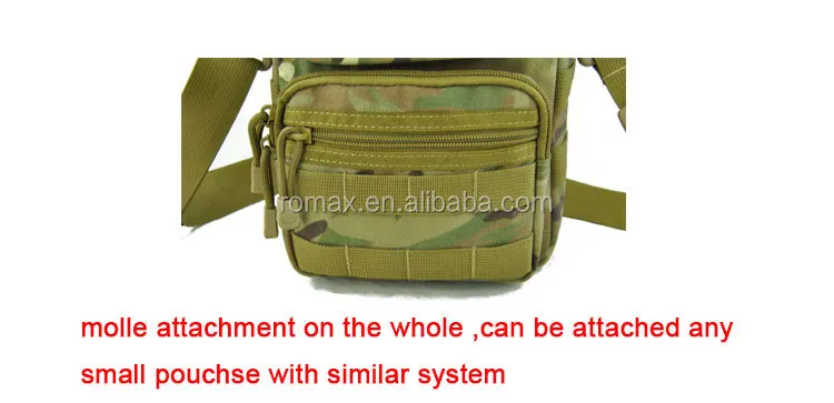 hign density cordura tactical molle pouches multifunction utility shouder bags for outdoor sport activities military camo style
