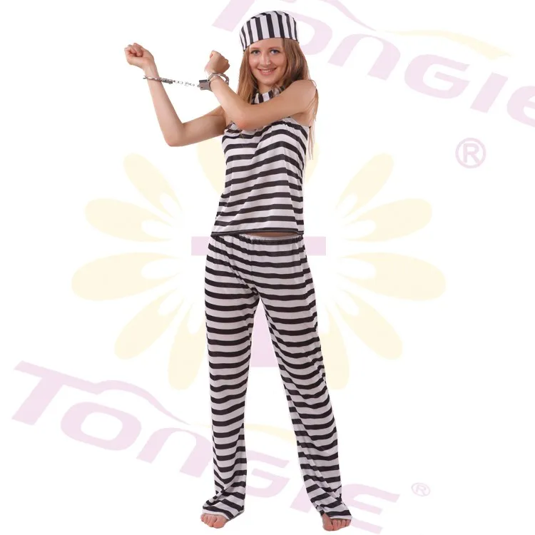 Custom Costumes Women Sexy Prisoner Uniform Costumes Buy Sexy Women