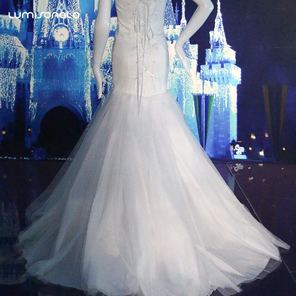 Led Light Up Luminous Fiber Optic Glow In The Dark Wedding Dress Bridal