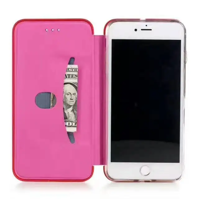 Luxury Leather Flip Folio Shell Case for apple iPhone 5 6 6plus 7 7plus Window Flip with stands Case for apple iphoen 5 6 6plus