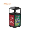 metal powder coating mail box step waste bin