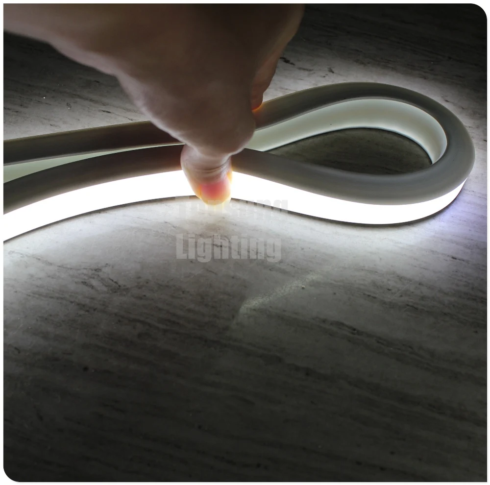 Alibaba Aliexpress Low voltage flat cold white led neon light16x16mm square shape for boat