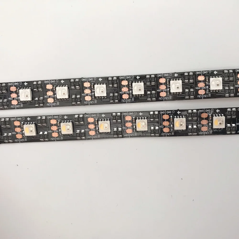 12V SMD 5050 SK6812 WS2812B individually Addressable RGB White RGBW Flexible Led Strip