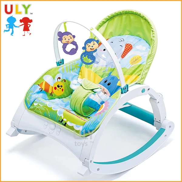 With hanging toy cheap vibrative music baby swings cradle chair