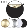 Shopping china PULUZ 60cm 5 in 1 (Silver / Translucent / Gold / White / Black) Folding Photo Studio Reflector Board