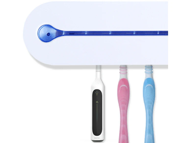 Wall Mount Bathroom Battery Operated Toothbrush With Toothpaste Tube