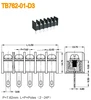 Industrial Control Barrier Connectors 300V 2-24 Poles 7.62mm Pitch Telecom Terminal Block