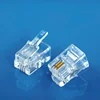 XL-101 High transparency superior quality 4p2c 2 pin telephone modular electric plug connector for telephone cable