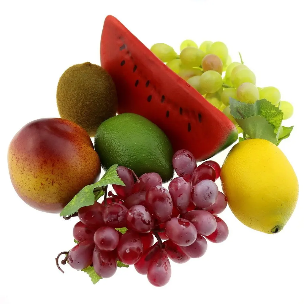 Buy Gresorth Artificial Grape Lemon Peach Kiwi Watermelon Mixed