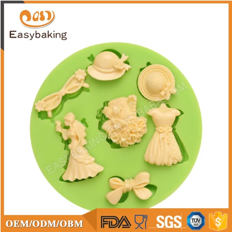 ES-1748 Fondant Mould Silicone Molds for Cake Decorating
