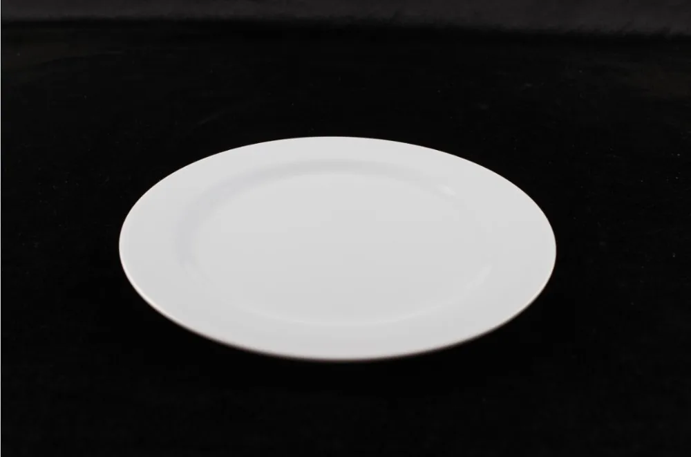 100%melamine white plate