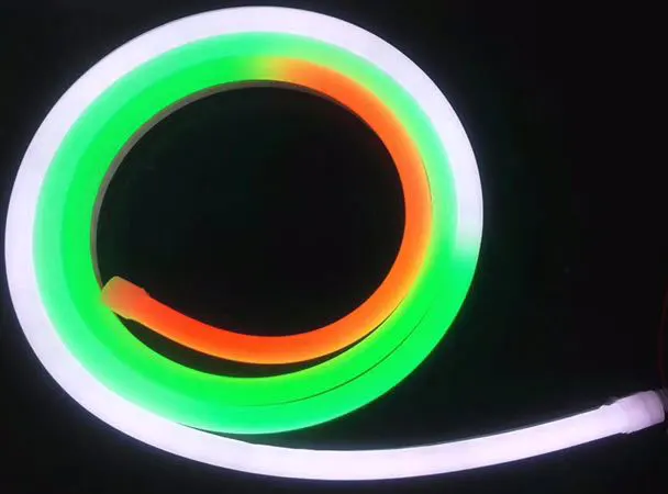12V 24V silicone led flexible neon strip light color changing led flex neon