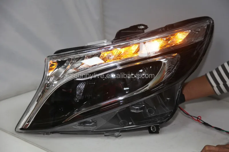 For Mercedes-Benz v260 VITO LED Head Lamp full led light 2016-2017
