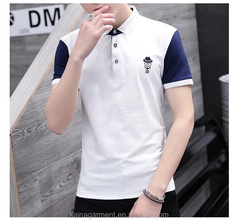 men's polo shirts with stiff collar uk