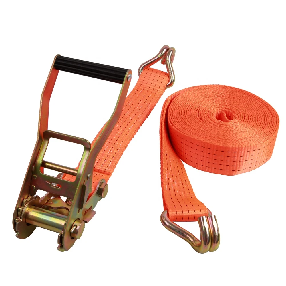 2 Inch 27ft 10000lbs Heavy Duty Truck Ratchet Tie Down Cargo Lashing ...