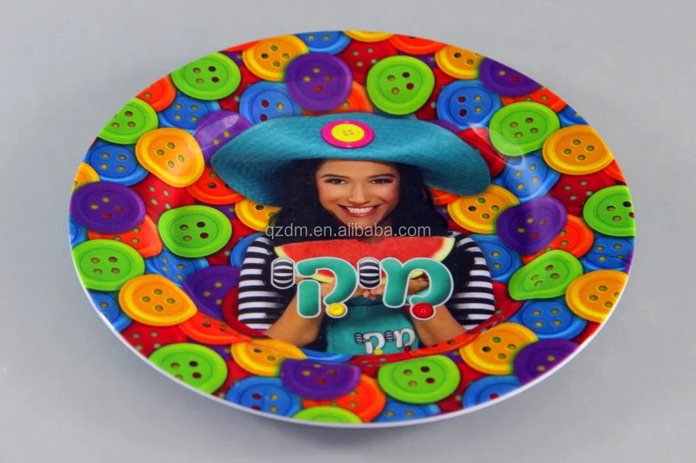 Kids Melamine Dinner Plate Plastic Cater Plate