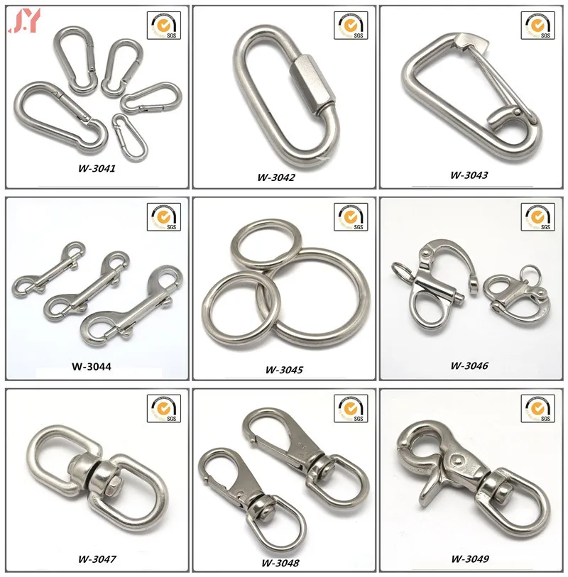 Dongguan Jinyu Hardware Lobster Claw Clasp With Swivel For Dog Leash