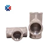stainless steel tube weld fittings Stainless Steel 316 Cast Pipe Fitting Tee Class 150 1" NPT Female