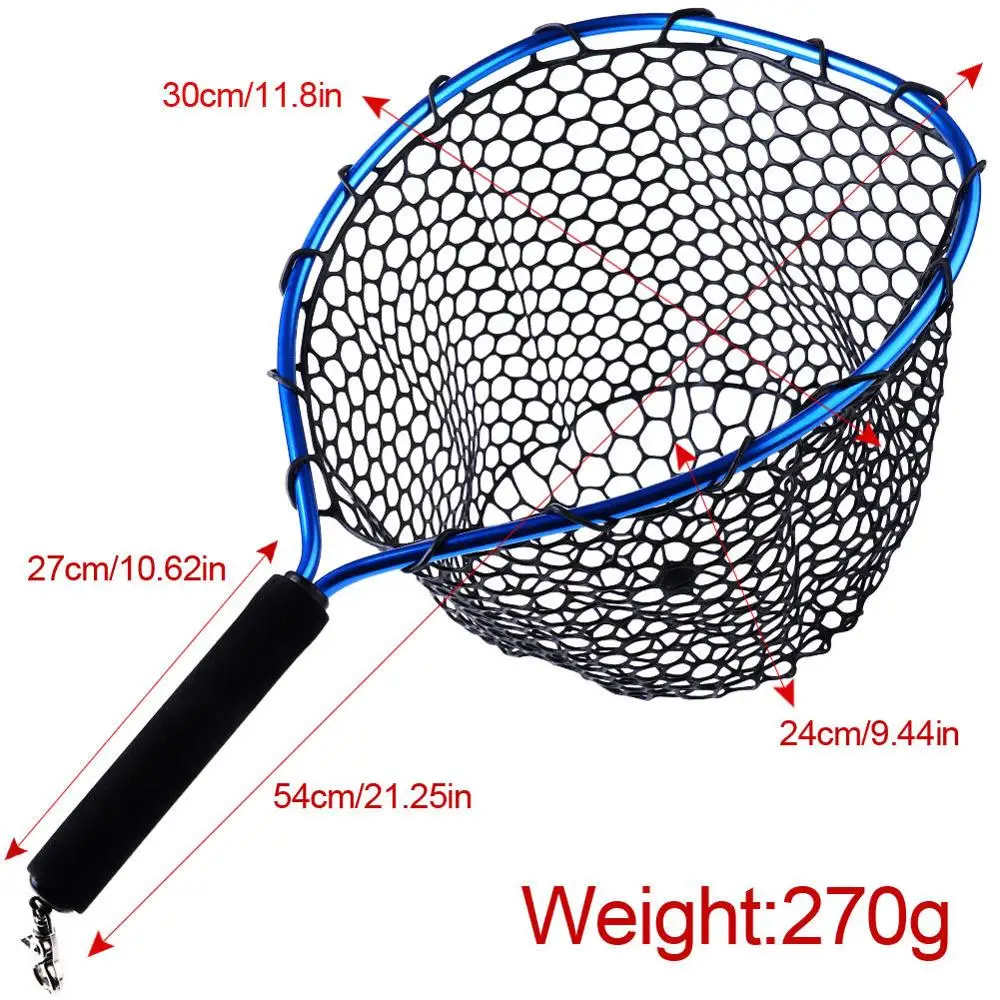 Wholesale Fly Fishing Trout Fishing Rubber Mesh Landing Net Buy