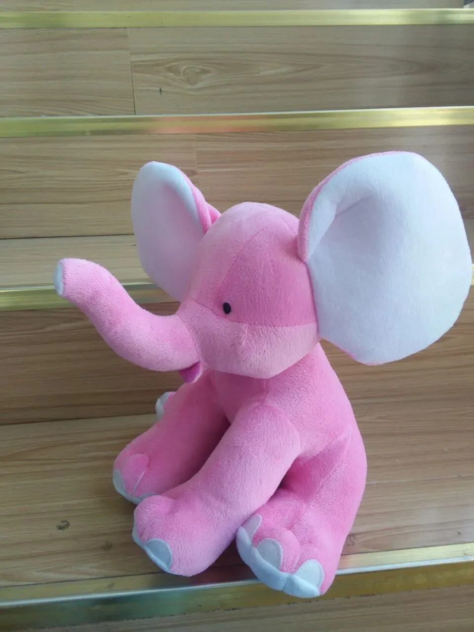 plush elephant with big ears