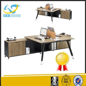 2017 Modern Office Design L Shape 2 Person Computer Desk Buy 2