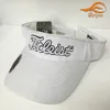 Sports Customized 3D embroidery Sun visor Cap with fan