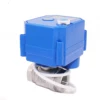 three L/T-way DN815 25 32 3v 12V actuator specification electric motorized ball valve