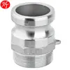 Factory price Brass Stainless Steel PP Nylon camlock coupling pipe fittings type A/B/C/D/E/F/DC/DP quick flexible hose coupling