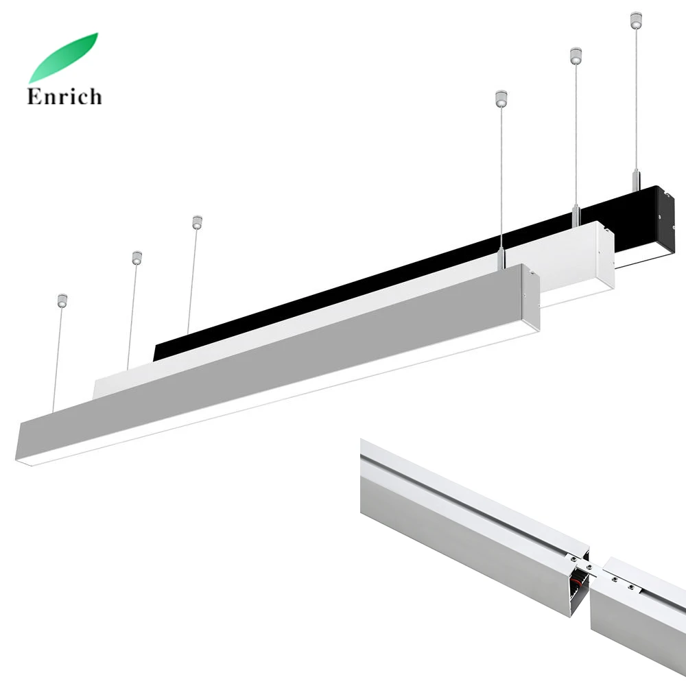 LED Suspended Light Hanging linear Lamp 1.2m 2.4m