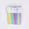 TRANBO clear candy color A4 10-100 pockets PP file document holder display book C10-C100