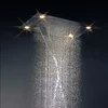South America hot sell 3 way hand shower head led lighting ceiling mounted rain shower head