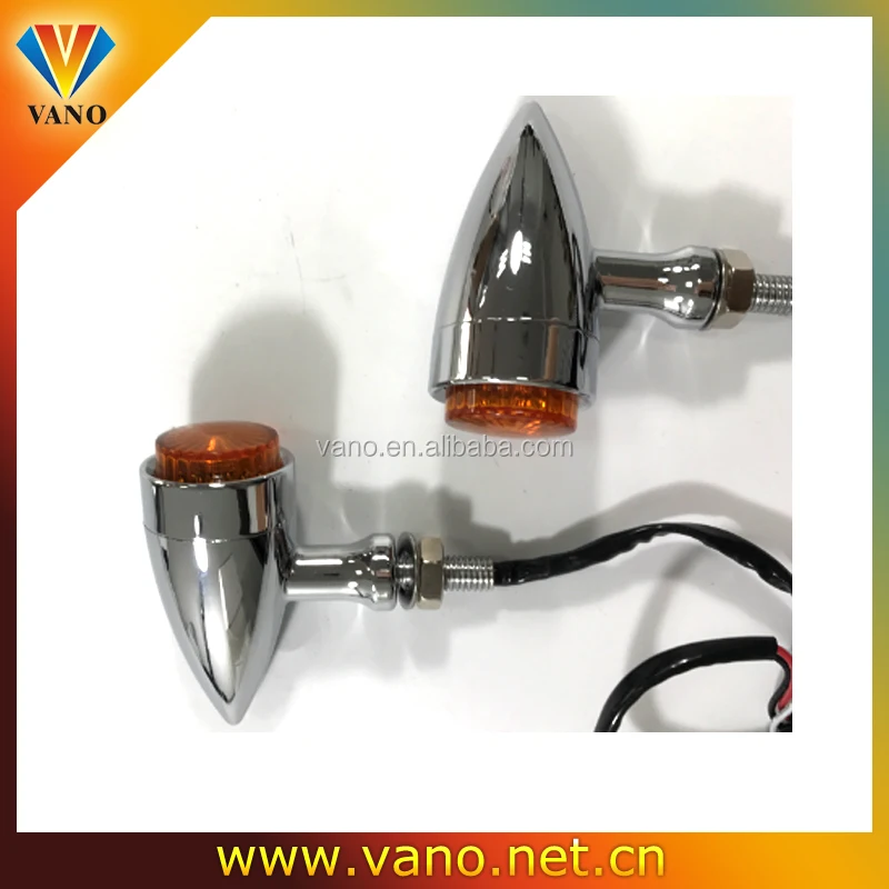 motorcycle indicator twins led black mini bullet harley turn signal