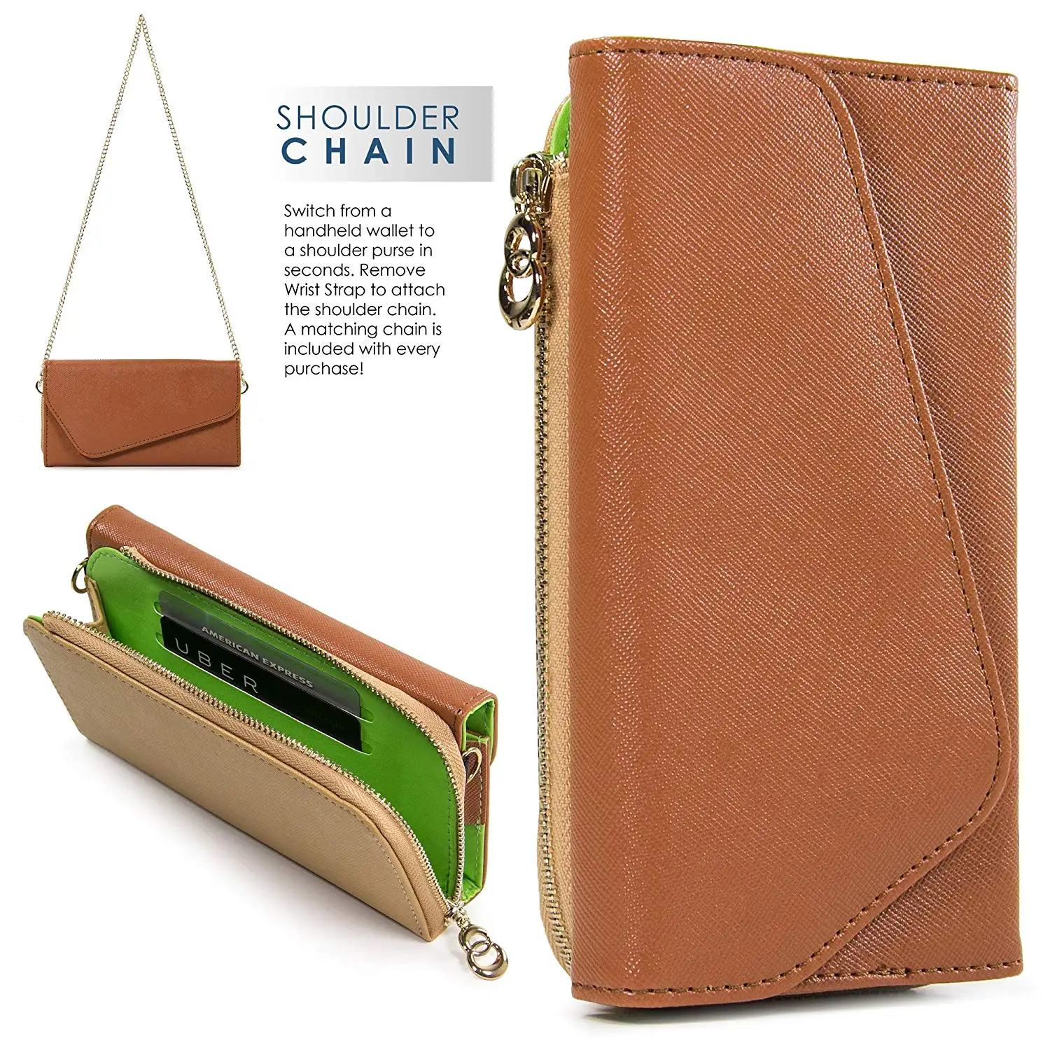 phone wallet with shoulder strap