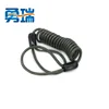 Yongrui Colorful 4mm thickness 1.2 meter length transparent black coil lanyard stretch tool For Spanners