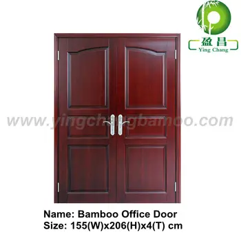 Bamboo Solid Wooden Double Interior Door Design Buy Bamboo Door Bamboo Interior Door Wooden Double Door Designs Product On Alibaba Com