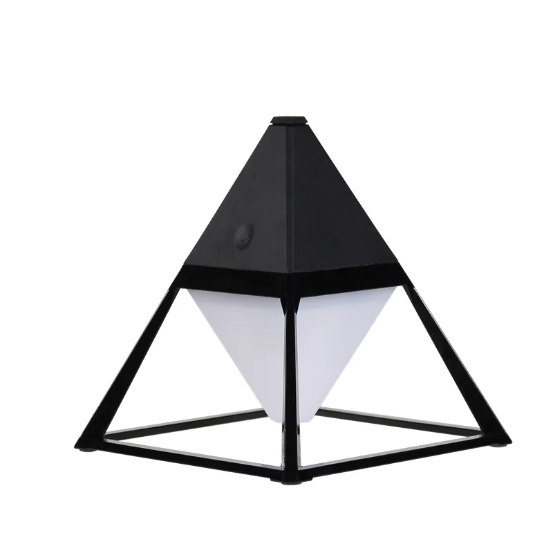 best selling pyramid shape desktop usb table lamp with LED