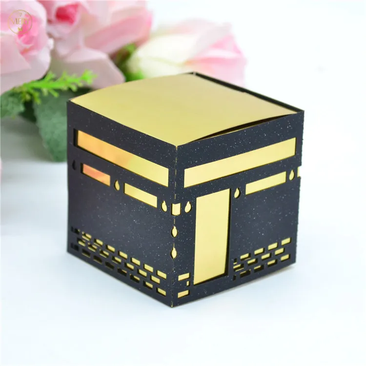 Hajj Mubarak Pilgrimage Laser Cut Kaaba Favour Boxes Buy Kaba Favour