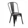 Vintage Stackable Metal colorful iron chair cafe for sale