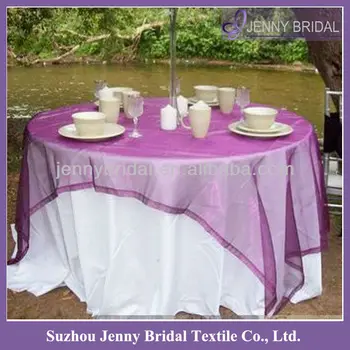 Tl014a Cheap Purple Wedding Table Overlay Buy Cheap Wedding