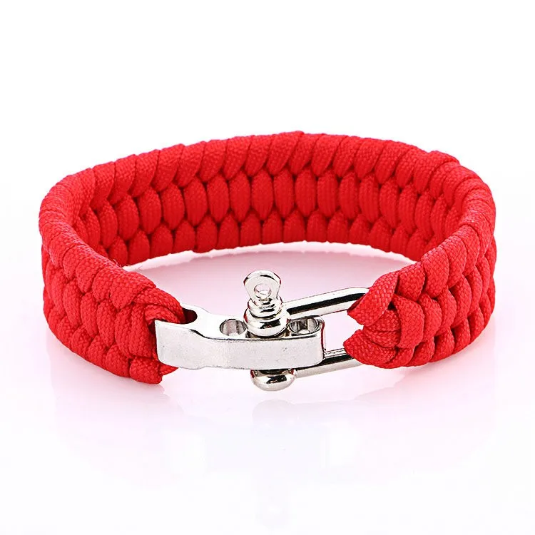 Adjustable Umbrella Rope Bracelet Outdoor Emergency Survival Climbing