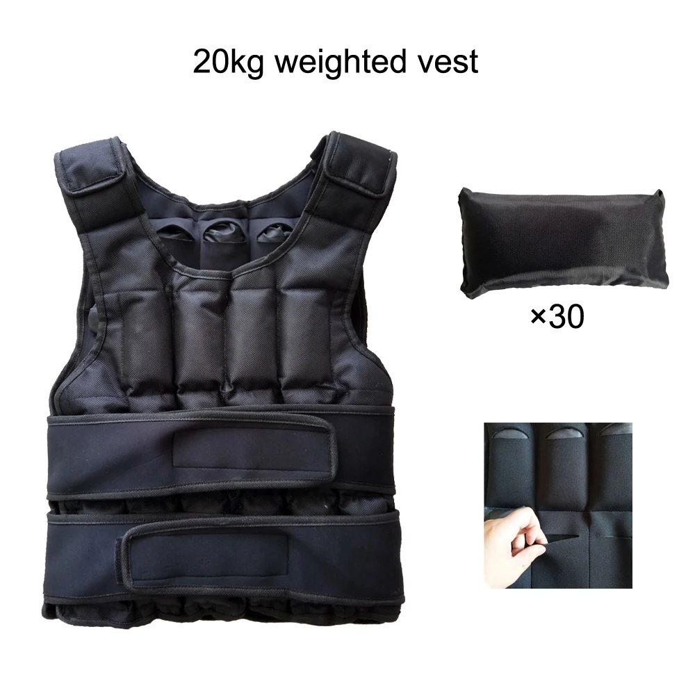 Fitness Exercise Body Building Training 20kg 30kg Weight Sandbag Vest Buy Adjustable Weight