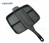 Iron Cast non stick frying pan 24 x 24cm Master pan with divider