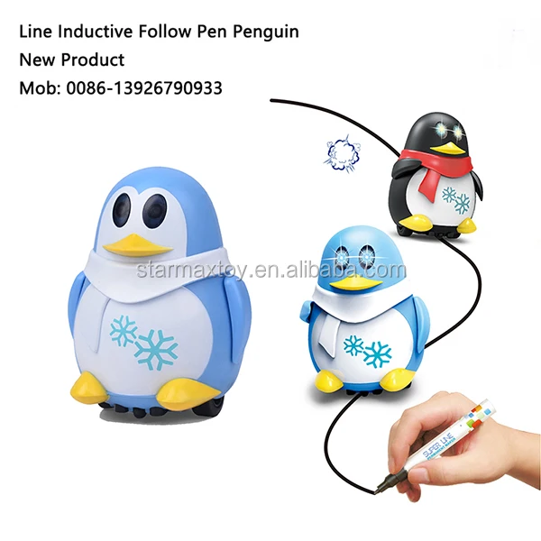 Magic Inductive Range Toy Follow Drawn Black Line Inductive Engineering Vehicle Car Tank Robot Inductive Toy for Kids.jpg