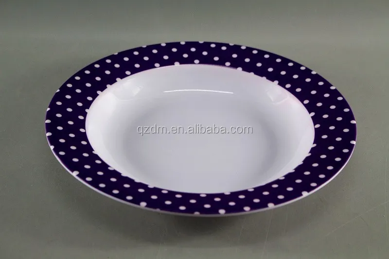 Deep Melamine Soup Plate Popular Design For 2017
