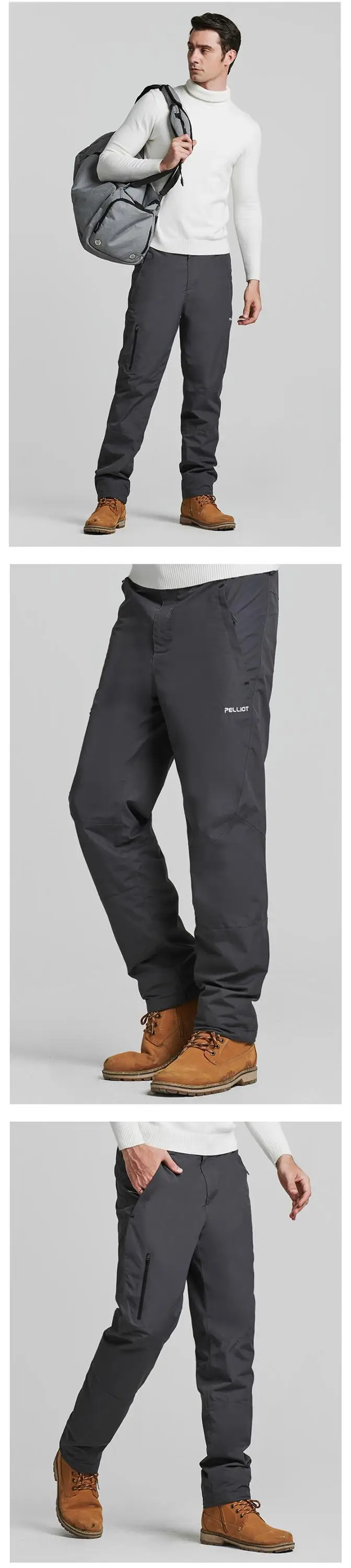 mens fleece lined rain pants