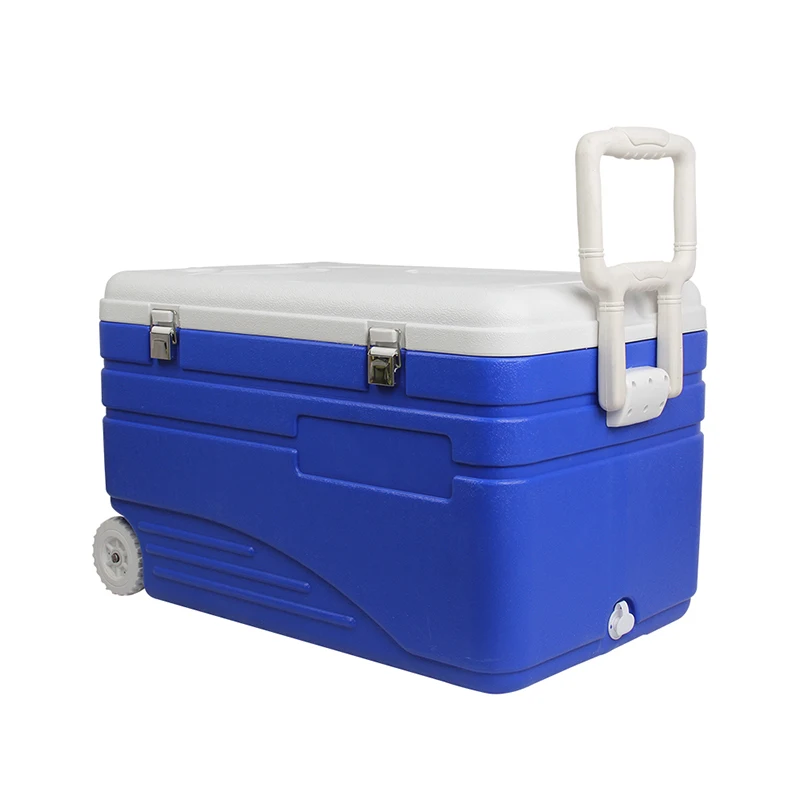 New Design 18l 50l Travelling Camping Plastic Lockable Draw-bar Cooler ...